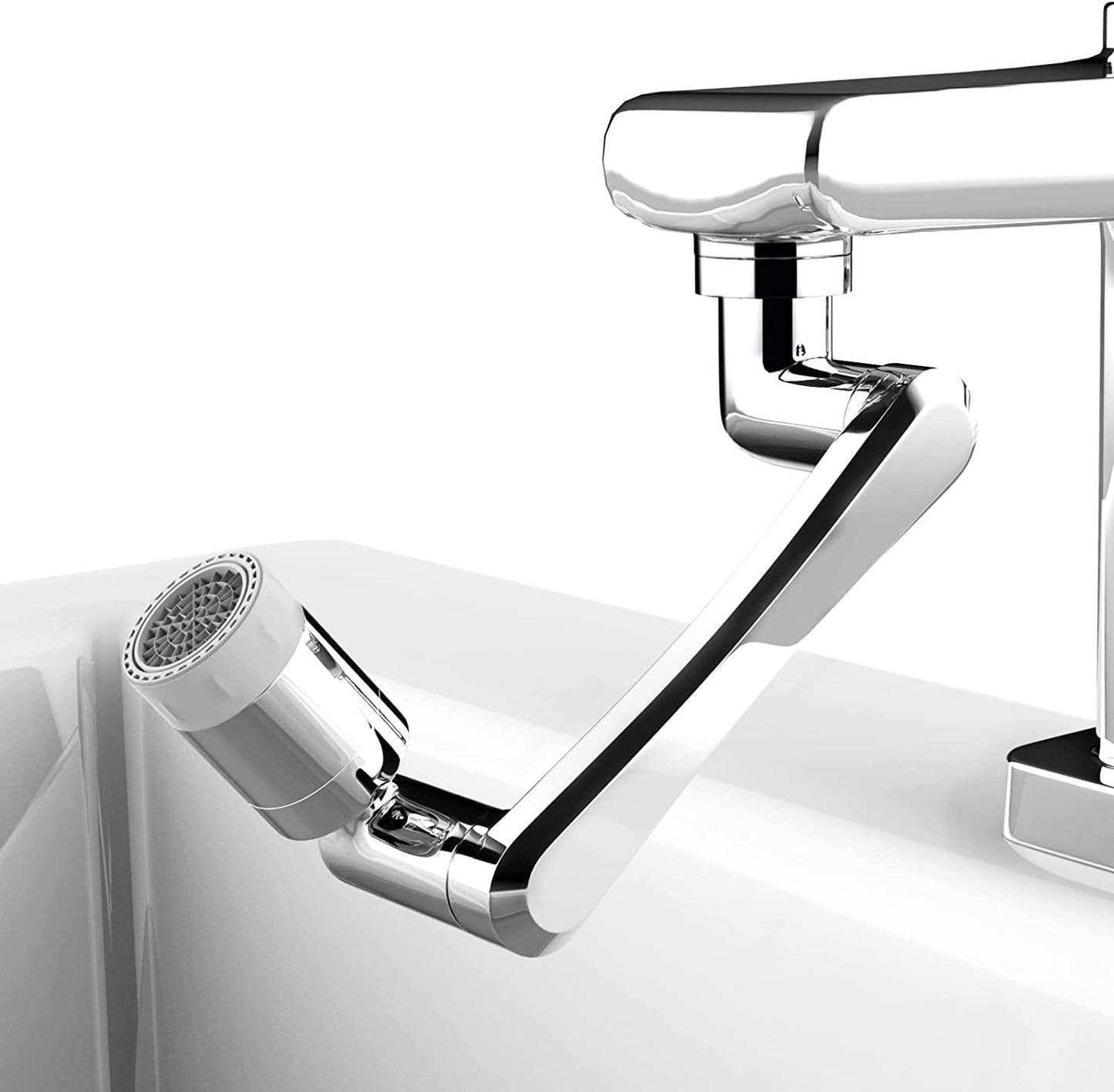 Rotating Faucet Extender Aerator with 2 Water Outlet Modes – Universal Sink Sprayer