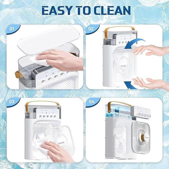 Portable USB Mist Fan | Air Cooler & Humidifier for Home