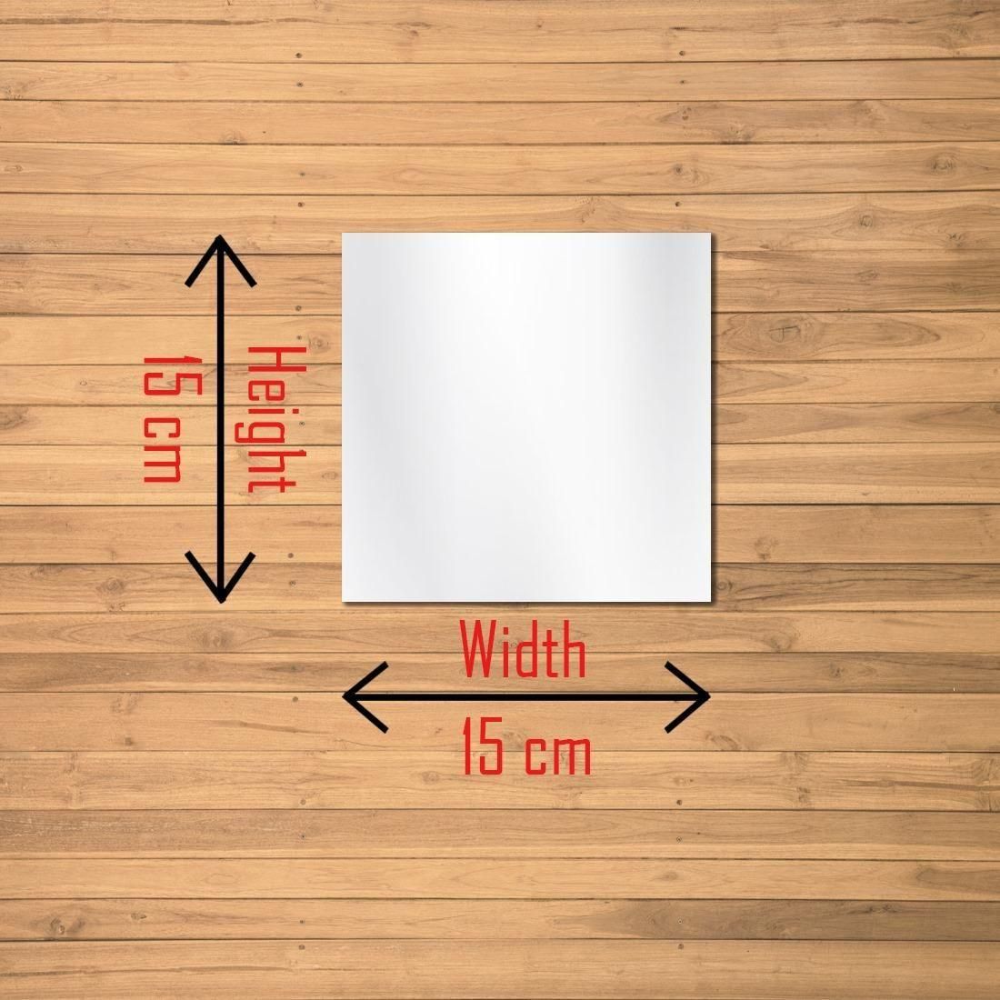 Big Square 3D Acrylic Mirror Wall Sticker – Add Instant Elegance to Any Space