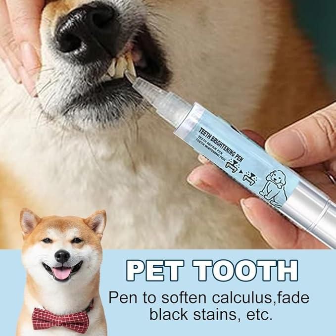 Dog Pen Toothbrush – Plaque Removal & Fresh Breath Oral Care for Pets (Pack of 1)