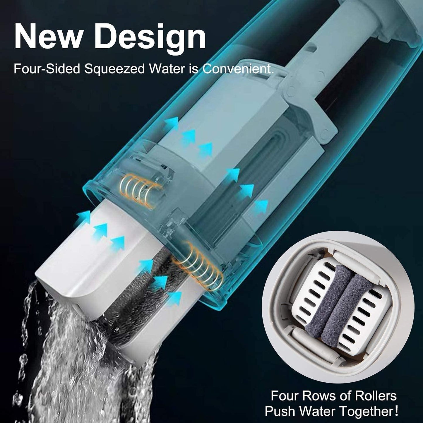 Portable Mini Mop for Home & Kitchen Cleaning – Foldable & Durable