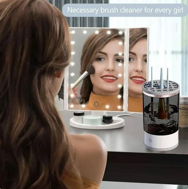 Electric Make Up Brush Cleaner – Automatic, USB Rechargeable