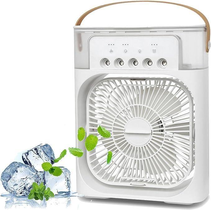 Portable USB Mist Fan | Air Cooler & Humidifier for Home