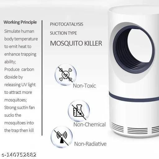 Electronic LED Mosquito Killer Trap Lamp – USB Powered, Silent & Safe