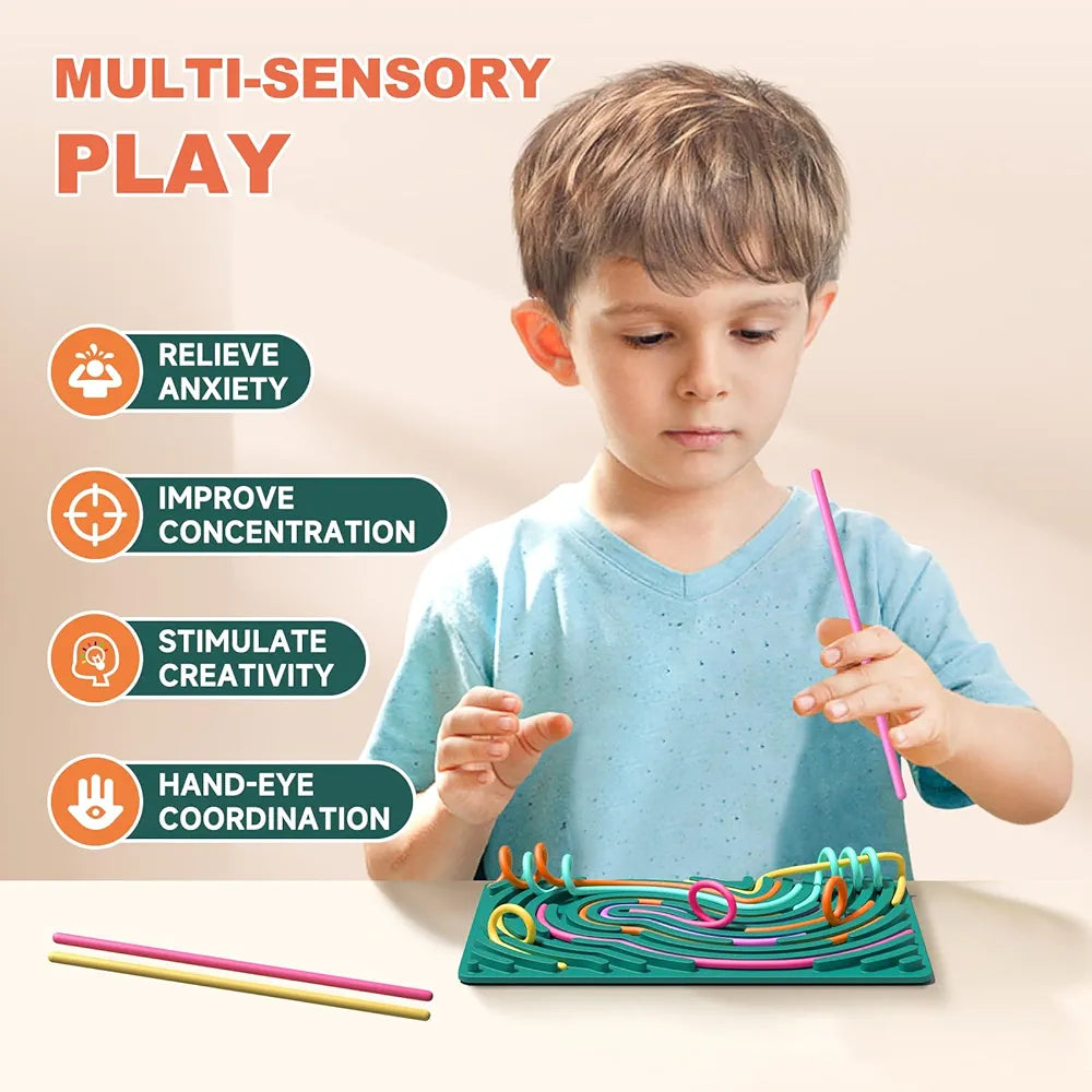 Montessori Toys Sensor Activity Board – For Calming Play & Growth