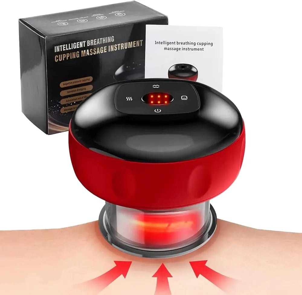 Electric Cupping Therapy Machine with 12-Level Suction & Heating Function