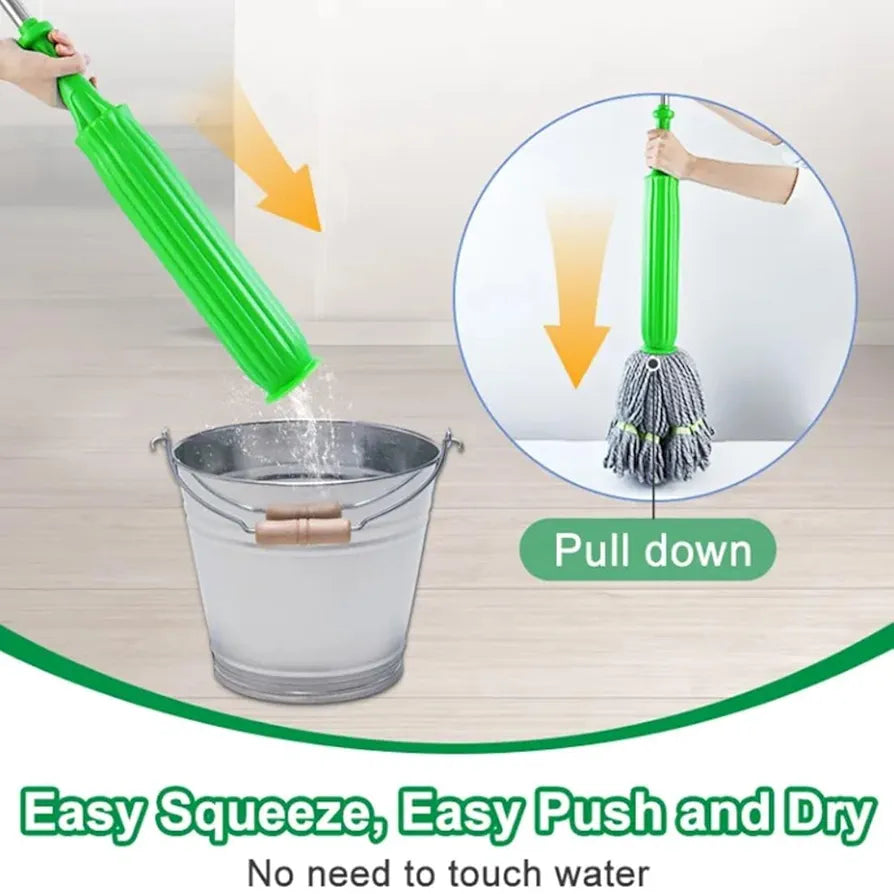 Self-twisting Water Rotating Mop – Effortless Cleaning, Maximum Convenience
