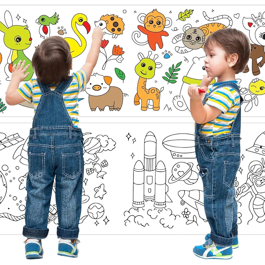 DIY Painting Drawing Paper Roll for Kids & Artists (Pack of 1)