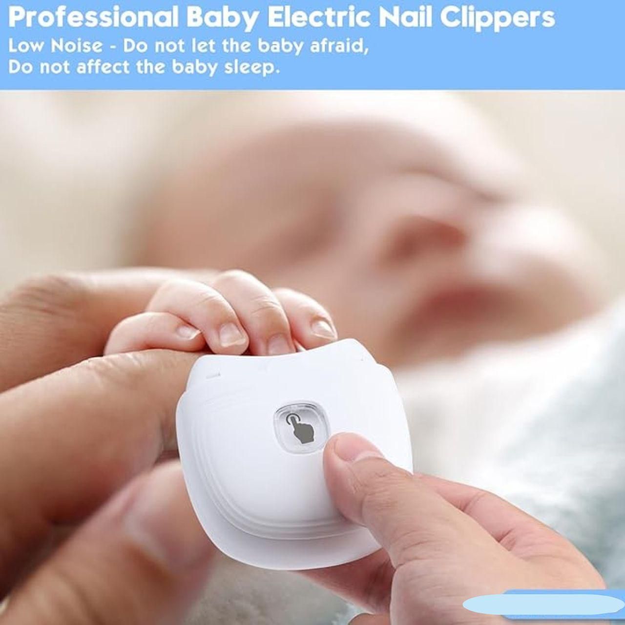 Rechargeable Electric Nail Clipper with Light & Catcher – Easy, Safe Trimming for Babies, Kids & Seniors