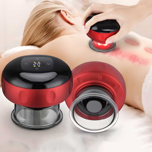 Electric Cupping Therapy Machine with 12-Level Suction & Heating Function