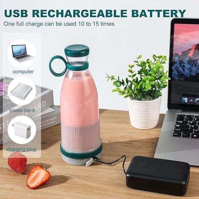 Travel Portable Mini Juice Blender – USB Rechargeable & Lightweight