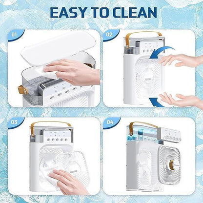 Portable USB Mist Fan | Air Cooler & Humidifier for Home