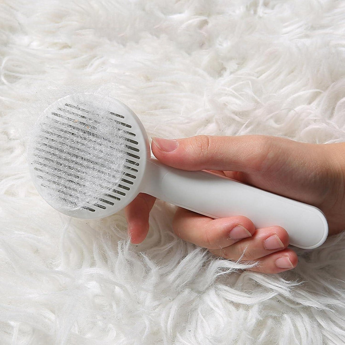 Pet Head Comb with Cleaning Needle – Shed Less, Cuddle More
