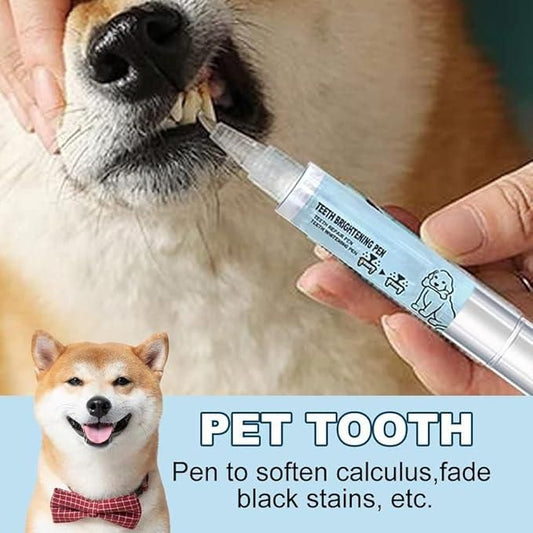 Dog Pen Toothbrush – Plaque Removal & Fresh Breath Oral Care for Pets (Pack of 1)