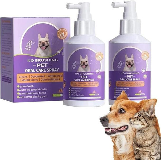 No Brushing Pet Oral Care Spray – Fresh Breath, Happy Smiles