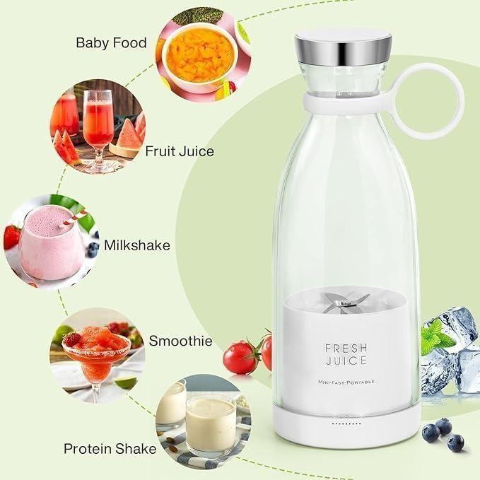 Travel Portable Mini Juice Blender – USB Rechargeable & Lightweight