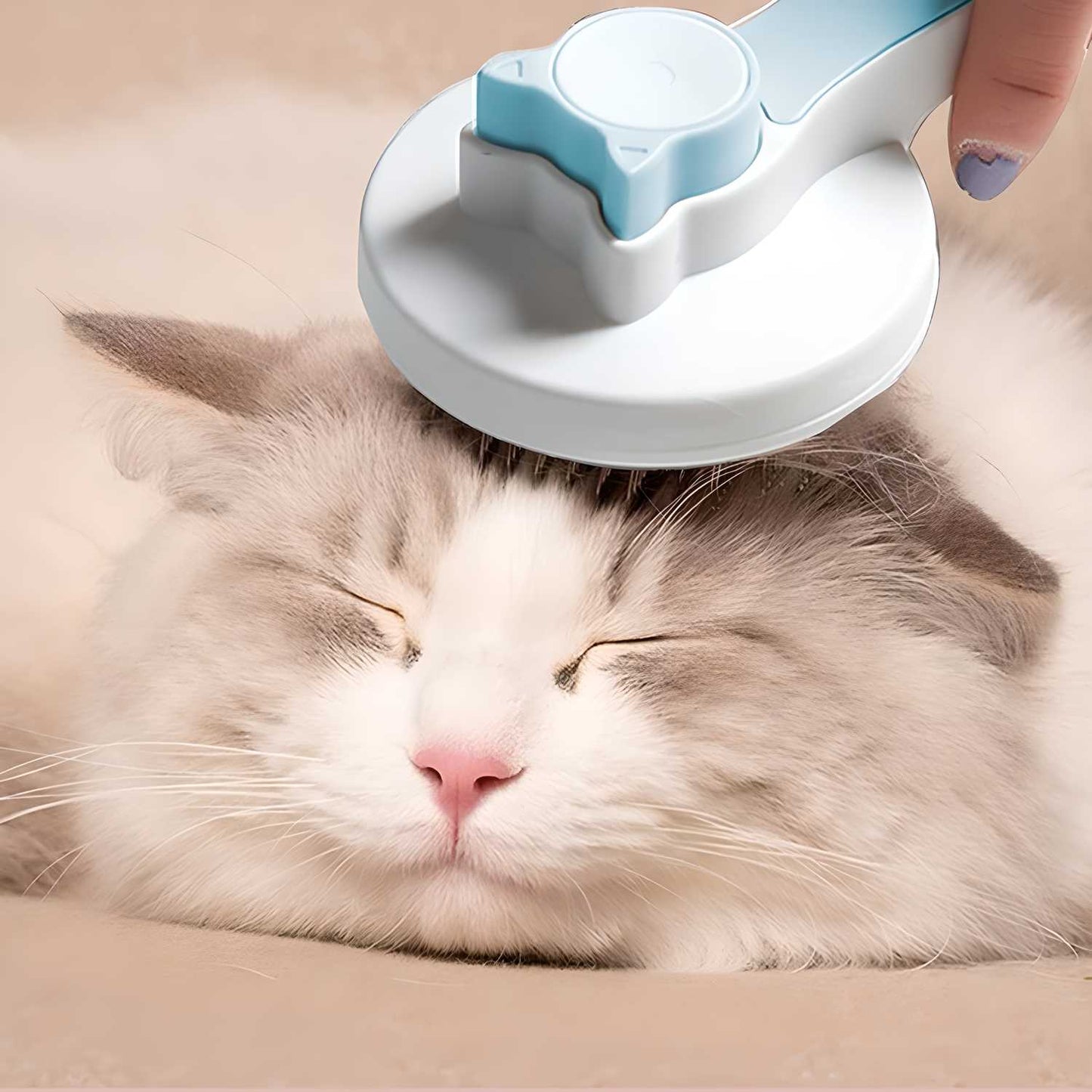 Pet Head Comb with Cleaning Needle – Shed Less, Cuddle More