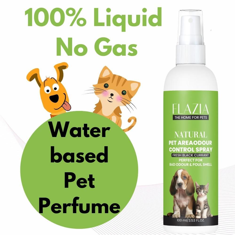 FLAZIA Pets Natural Pet Area Odour Control Spray (100 ML) – Pack of 2