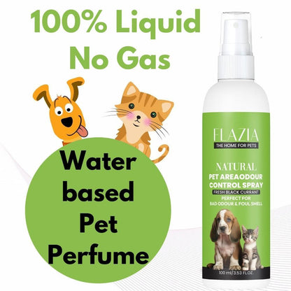 FLAZIA Pets Natural Pet Area Odour Control Spray (100 ML) – Pack of 2