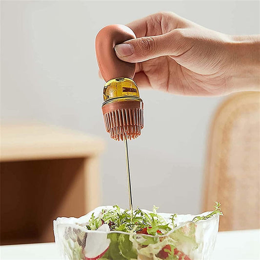 Oil Dispenser with Brush – 2-in-1 Design for Easy Cooking