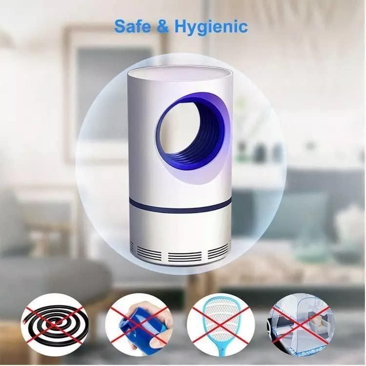 Electronic LED Mosquito Killer Trap Lamp – USB Powered, Silent & Safe