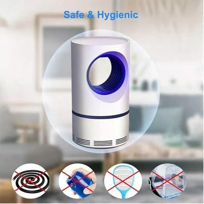 Electronic LED Mosquito Killer Trap Lamp – USB Powered, Silent & Safe