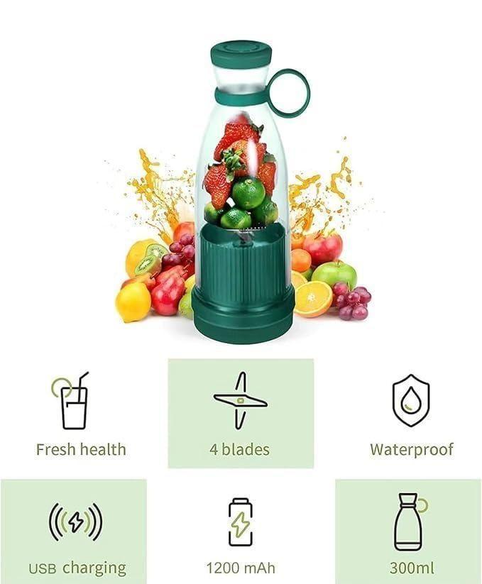 Travel Portable Mini Juice Blender – USB Rechargeable & Lightweight
