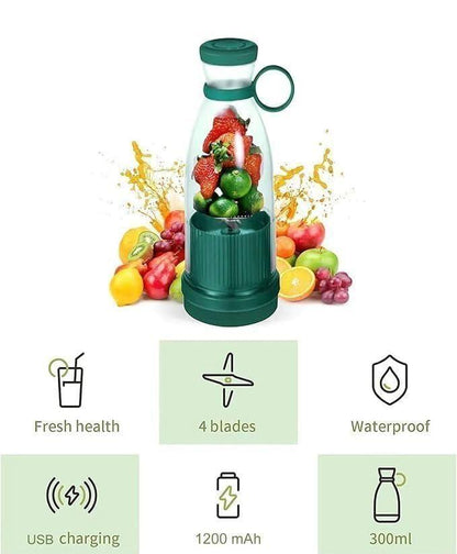 Travel Portable Mini Juice Blender – USB Rechargeable & Lightweight