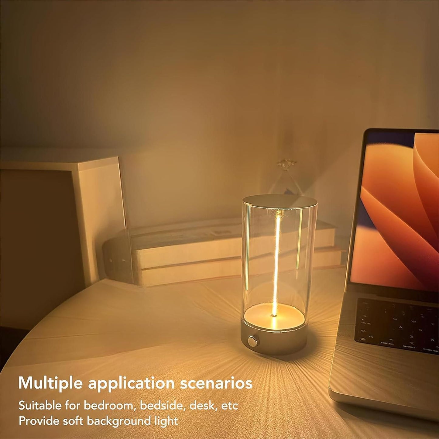 Floating Magnetic LED Table Lamp – Modern Strip Light with Touch Switch