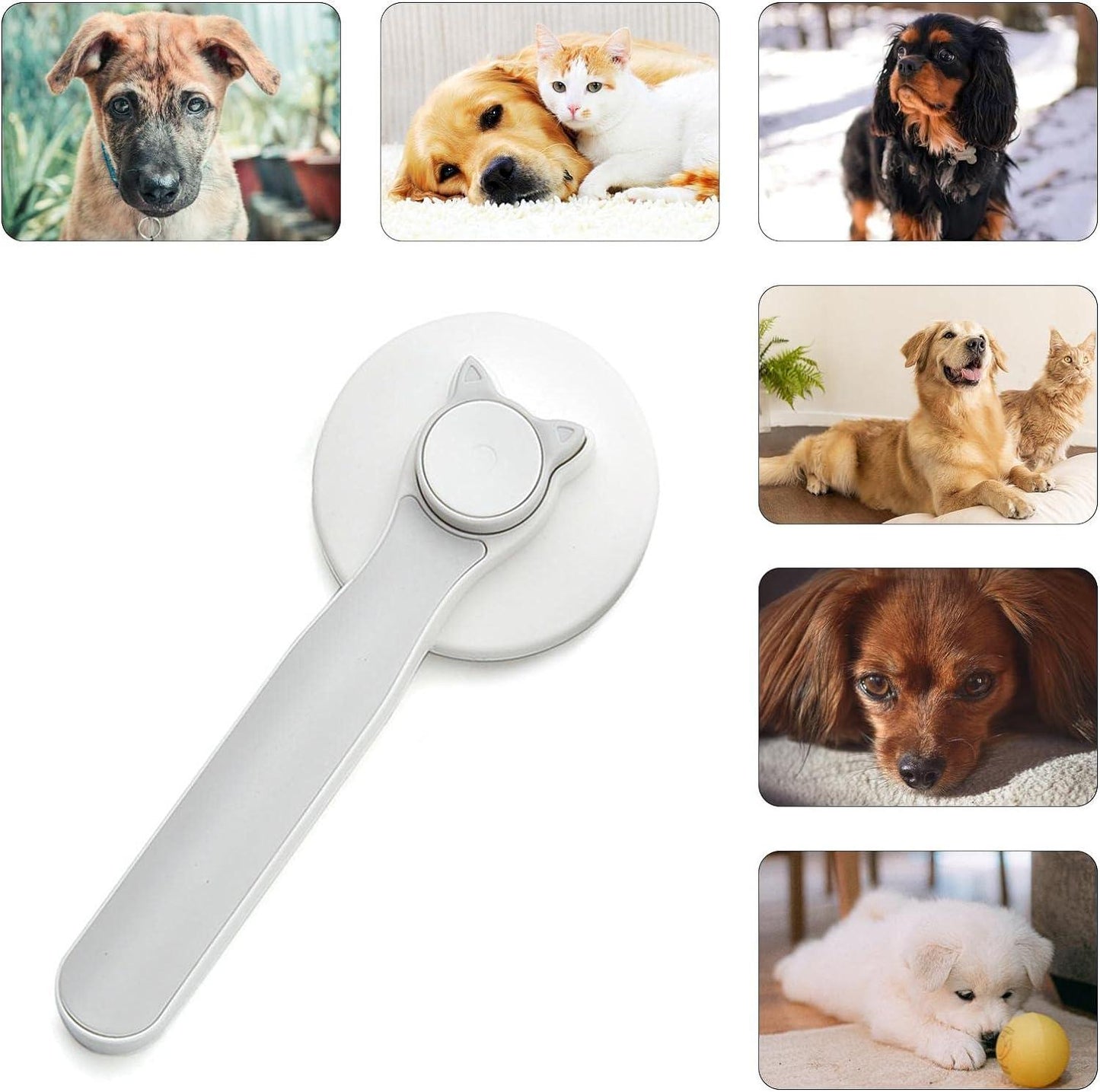 Pet Head Comb with Cleaning Needle – Shed Less, Cuddle More
