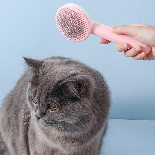 Pet Head Comb with Cleaning Needle – Shed Less, Cuddle More