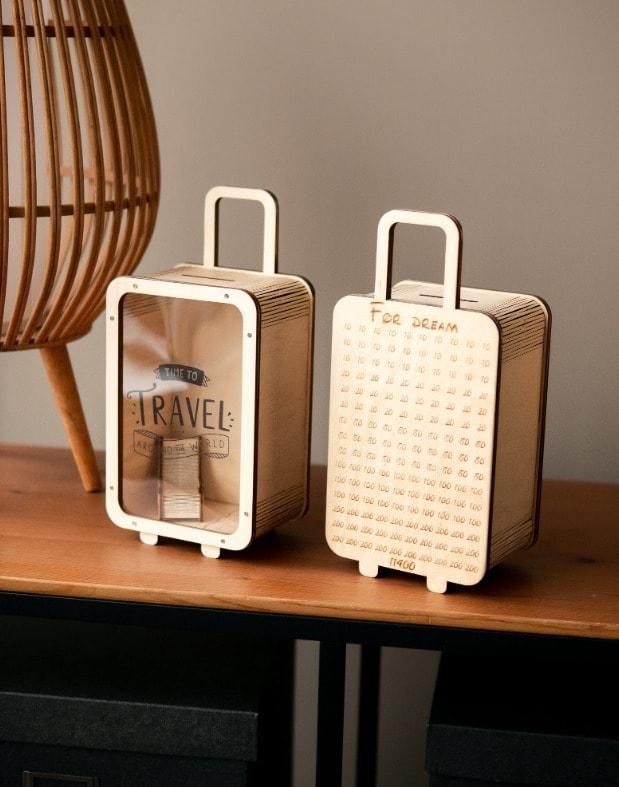 Travel Money Saving Suitcase – Your Mini Bank for Big Adventures