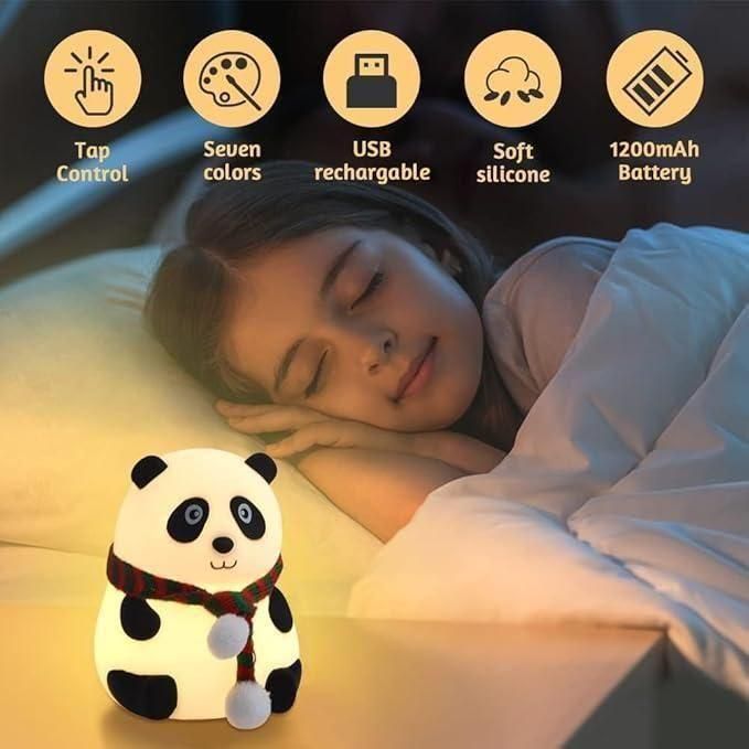 Cute Panda Light Lamp – Adorable Night Companion for Kids