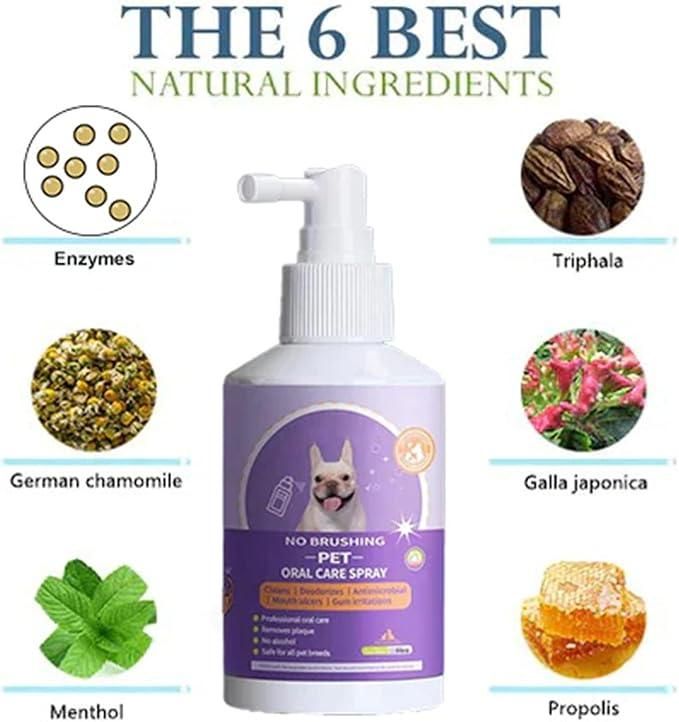No Brushing Pet Oral Care Spray – Fresh Breath, Happy Smiles