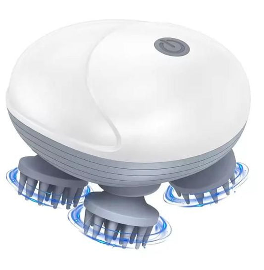 Electric Silicone Vibration Massager for Head and Body Relaxation