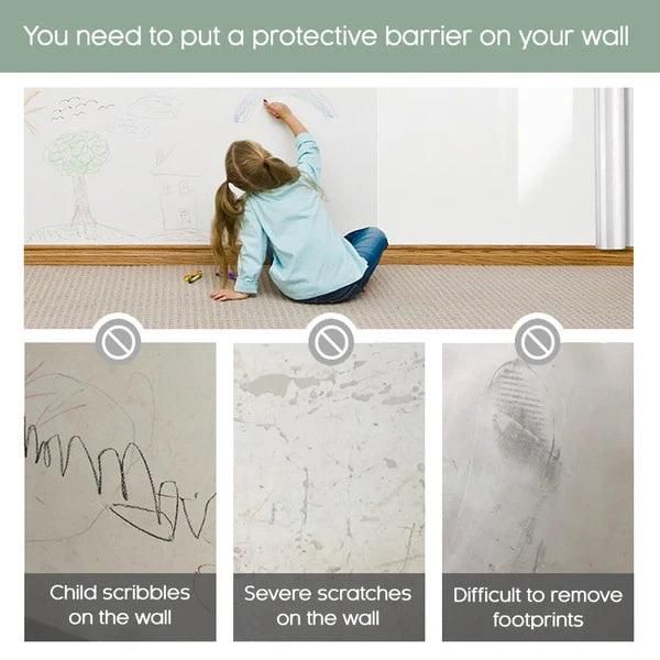 Self-Adhesive Transparent Electrostatic Wall Protection Film – Buy 1 Get 1 Free (Pack of 2, 40x100cm)