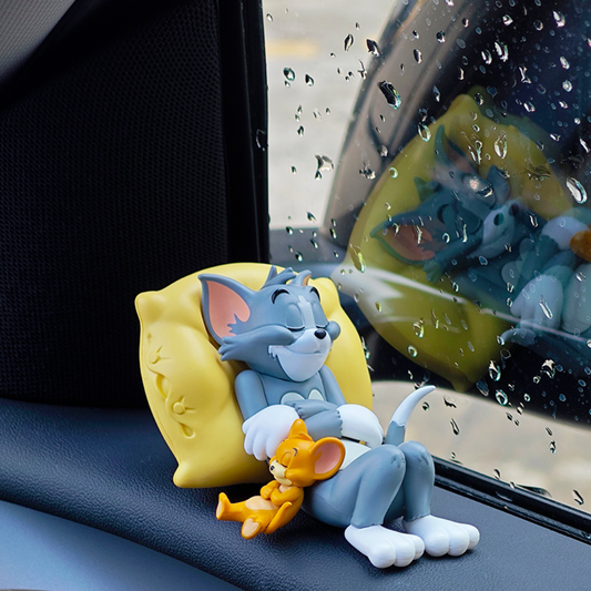 Tom & Jerry Cute Sleeping Car Interior Accessory