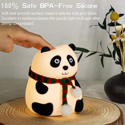 Cute Panda Light Lamp – Adorable Night Companion for Kids