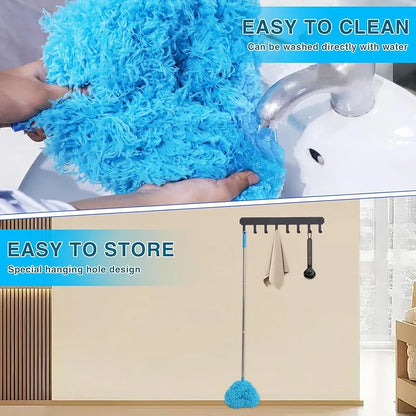 Washable Ceiling Fan Cleaner Duster – 140cm Long Handle, Reusable & Lightweight