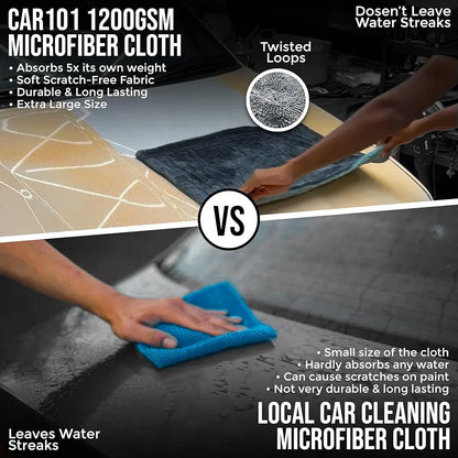 Thickened Ultrafine Fiber Car Cleaning Towel – High Absorbent & Scratch-Free