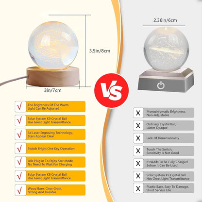 Galaxy Glow 3D Crystal Lamp – Light Up Your Universe