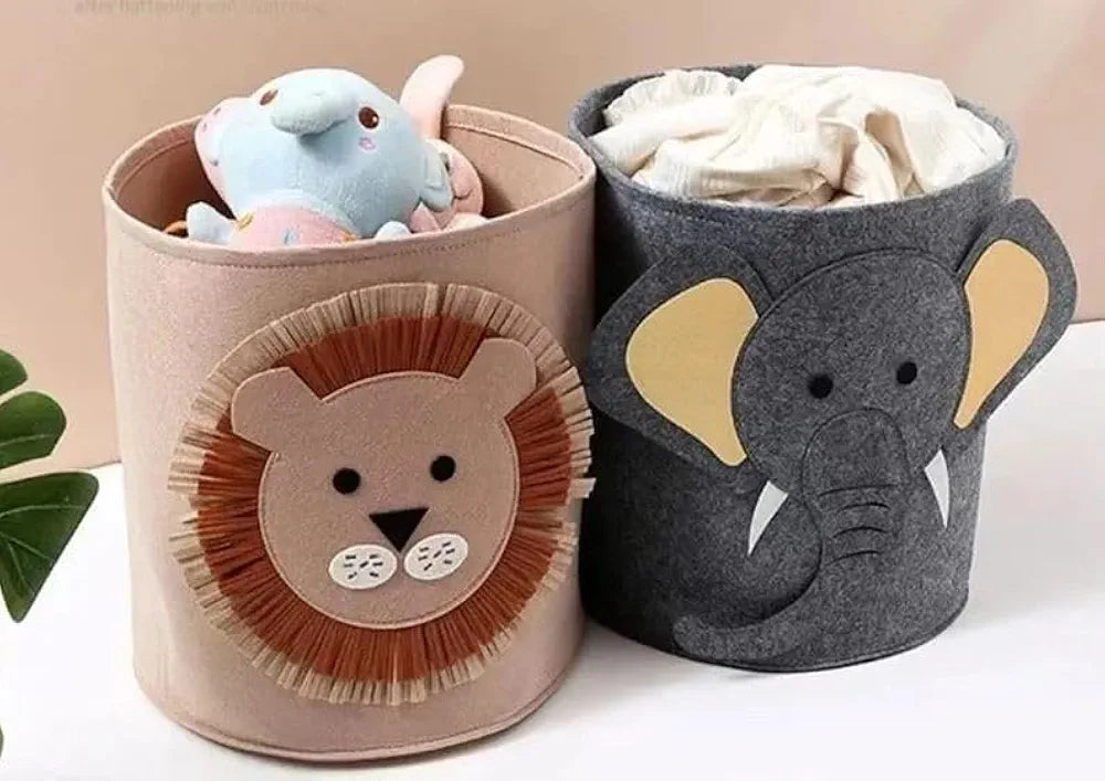 Cute Laundry Basket Clothes Organizer