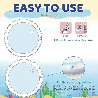 Water Sensory Play Mat – Fun Splash Time for Babies & Pets!