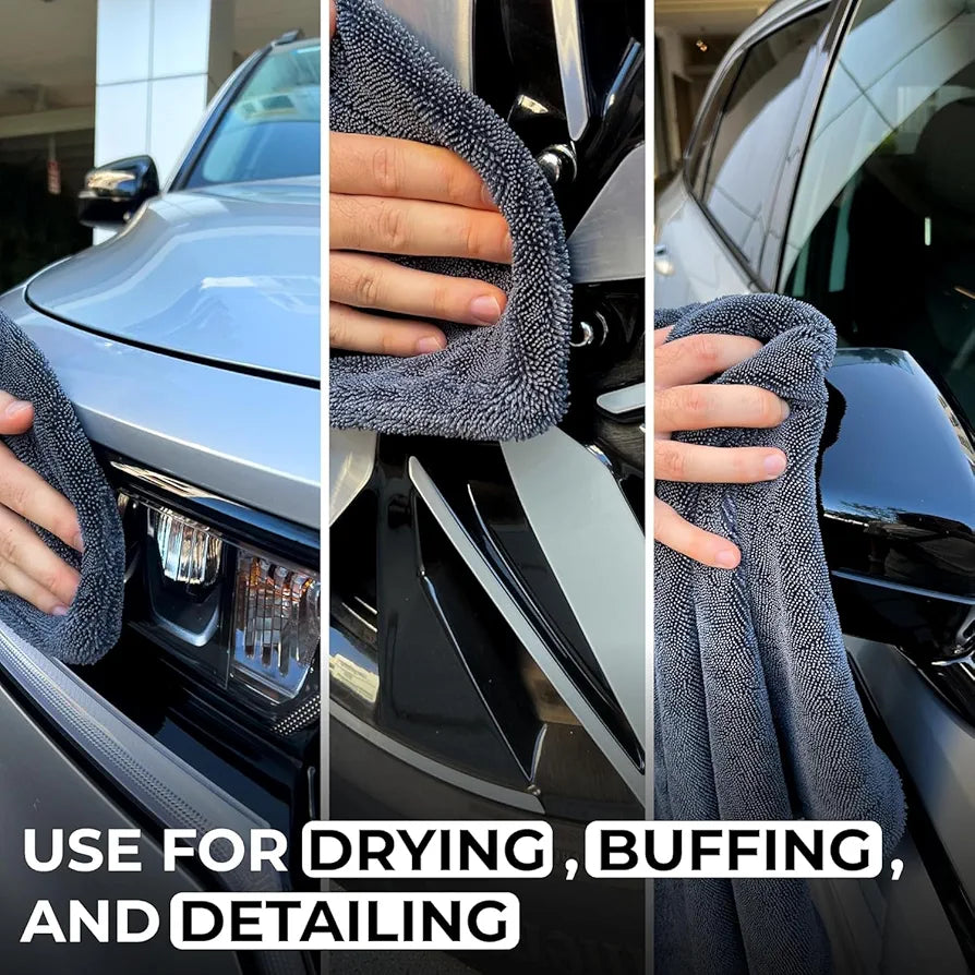 Thickened Ultrafine Fiber Car Cleaning Towel – High Absorbent & Scratch-Free