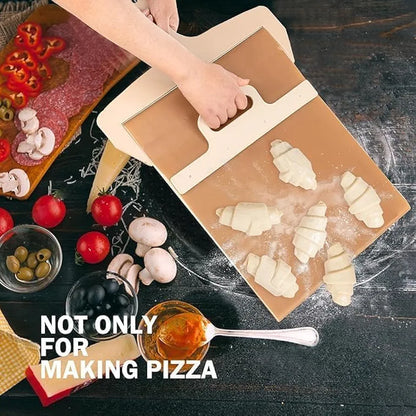 Wooden Pizza Paddle with Smooth Handle – Versatile Kitchen Essential