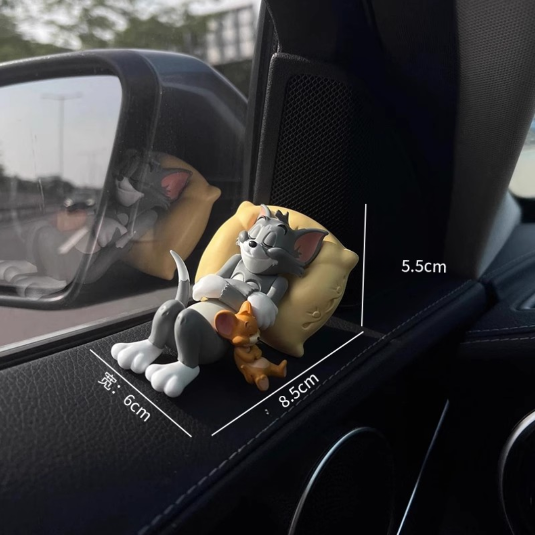Tom & Jerry Cute Sleeping Car Interior Accessory