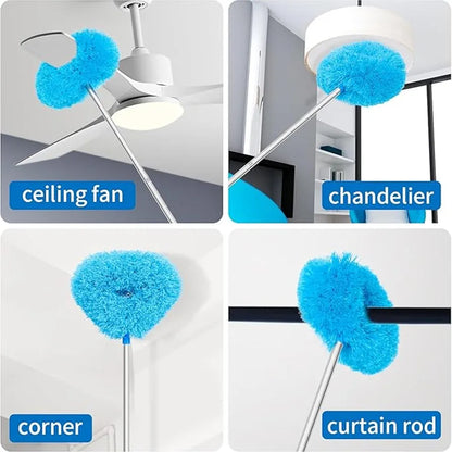 Washable Ceiling Fan Cleaner Duster – 140cm Long Handle, Reusable & Lightweight