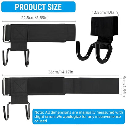 Weight Lifting Rod Hooks Wrist Support – Lift Heavier, Train Smarter