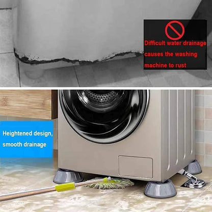 Anti Vibration Pads for Washing Machine & Furniture – Pack of 4 Shockproof Feet