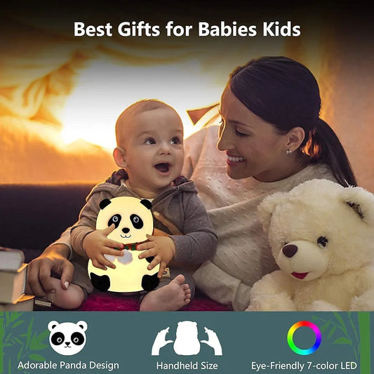 Cute Panda Light Lamp – Adorable Night Companion for Kids